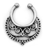 Aoyoho 8pcs Fake Septum Clicker Nose Hoop Ring Non Piercing