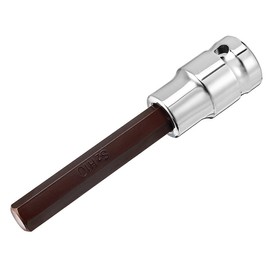 TOP-VIGOR Hex Bit Socket, 1/2" Drive x H10 (10mm) Allen Key Socket, Premium S2 Steel Bits, Hex Bit with 100mm Length for Torque Wrench, Ratchet Wrench, Impact Power Drills, Slide Bar