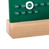 Wooden Kids Calendar DIY Hand Operated Develop Planning Skills Perpetual