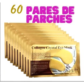 🔥 60 pares parches ojos colágeno hidrogel elimina ojeras  Vitaminas y Minerales