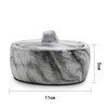 TOSSOW Tabletop Ashtray with Lid Large Capacity, Scandinavian Marble Ashtray,