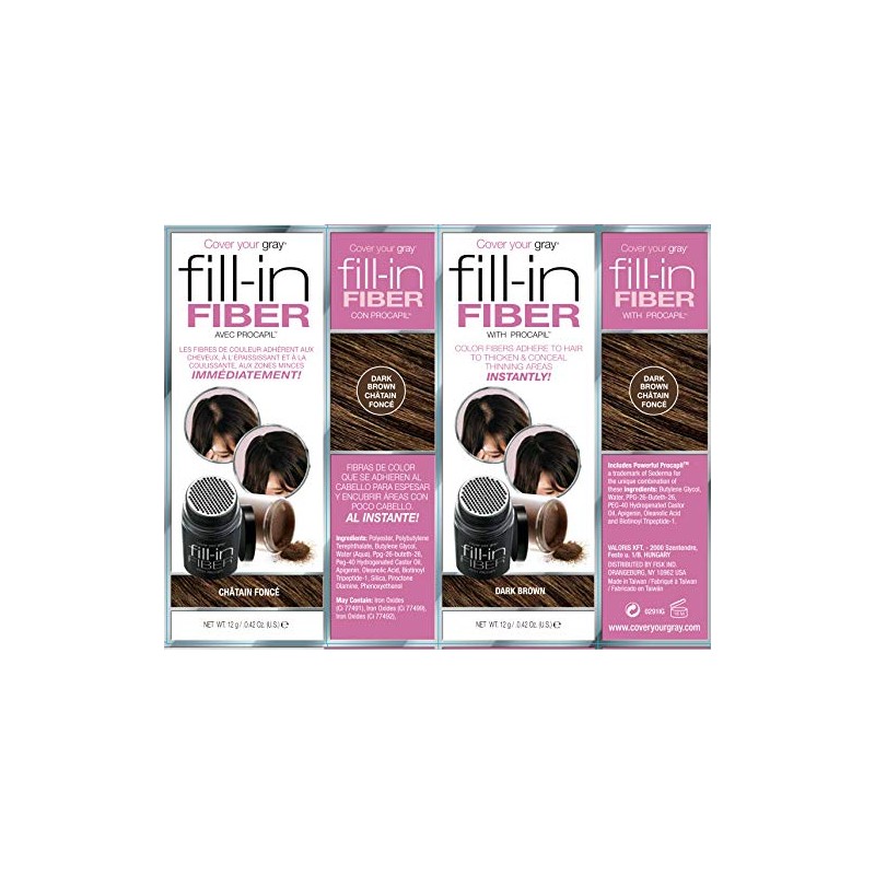 Cover Your Gray Pro Fill-In Fibers con Procapil - Marrón