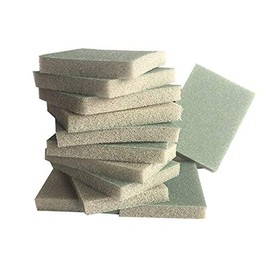 Maso Sanding Sponge - Sanding Blocks Made of Soft Foam, Sanding Blocks with Fine and Dry Fine Double-Sided Sanding Pads (6 Blocks), Grey