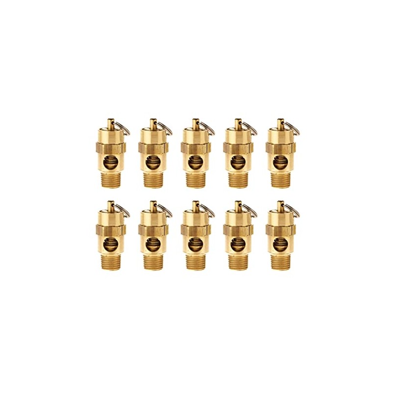 TOPRING 09.310 ASME Brass Compressed Air Safety Valve, 1/4(M) NPT