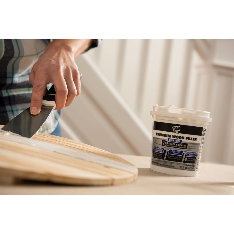 DAP Premium Wood Filler, 3-in-1 Formula, 16-oz.