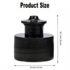 BEANPRECOY Sports Water Bottle Cap Replacement - Durable Plastic Push-Pull