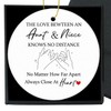 Aunt Appreciation Ornament,Birthday Gift,Christmas Ornament Ceramic Keepsake,The Love Between an