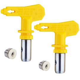 Jewboer 2 Pack Reversible Spray Tip Nozzle for Airless Paint Spray Guns and Airless Sprayer Spraying Machine (413)
