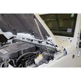 Redline Tuning 21-20002-03 Hood QuickLIFT ELITE Bolt in System V2 Compatible with Jeep Wrangler JK 2007-17 (Stainless Steel Struts, 5 year warranty)