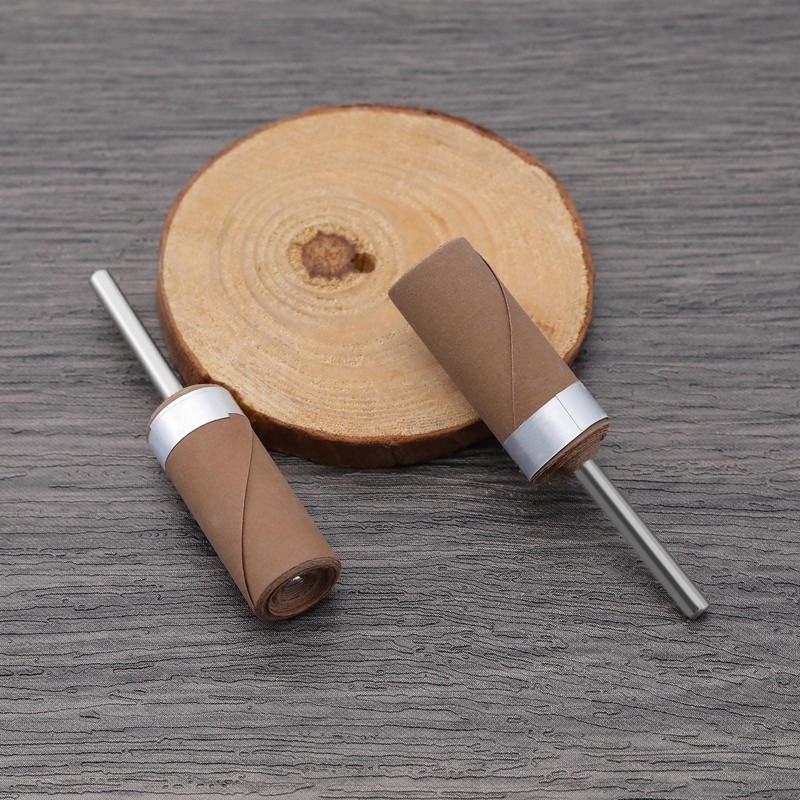 eMagTech 10PCS Grinding Head Sandpaper Stick Sanding Drums Sleeves Abrasive