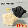 4-Pack Heel Cushion Inserts for Loose Shoes – Soft Fabric