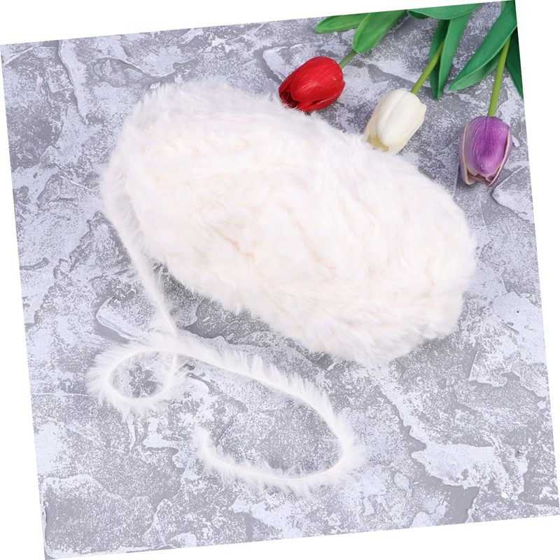 Hohopeti Home Polyester Yarn for DIY Crafts Soft and Durable