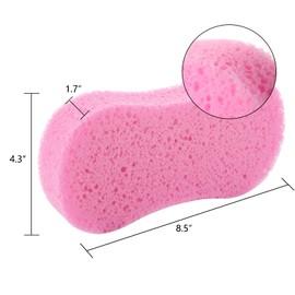 TOPZEA 15 esponjas de lavado de coche, prácticas almohadillas de limpieza para coches y cocina con embalaje comprimido al vacío, 5 colores