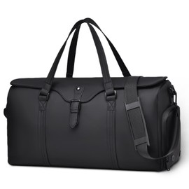 Travel Bag for Men Women, Duffle Bags for Travel with Shoe Compartment Weekender Overnight Carry On Bag with Dry Wet Separated Pocket Personal Item Bag for Gym Trip Workout