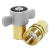3/4" NPT Wet-Line Wing Nut Heavy Duty Hydraulic Quick Disconnect