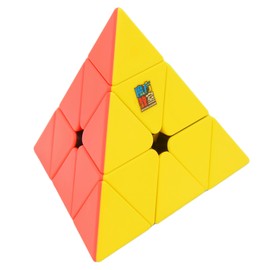 Bukefuno Moyu MoFang JiaoShi Meilong Pyramid Cube stickerless Magic Cubing Pyraminx Meilong 3x3 Speed Cube Moyu Pyramid Puzzle Educational