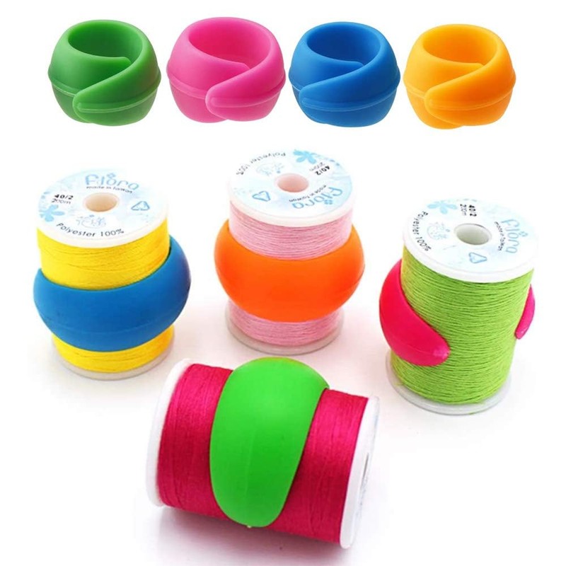 20 Pcs Thread Spool Huggers Bobbin Holder Clamp Prevent Bobbin