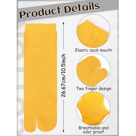 BOARDFEB 6 Pairs Tabi Socks Elastic Split Two Toe Tabi Flip Flops Sock Ankle Cotton Sandal Sock Japanese Toes Separated Socks for Men Women Unisex