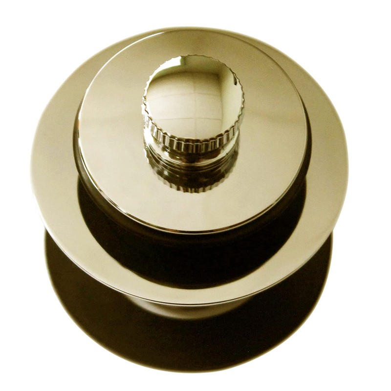 Westbrass D331-F-01 1-3/8-Inch NPSM Fine Thread Twist-and-Close Bath Drain Plug,