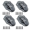 Cionyce 4 Pack Chest Latches Hardware Black Hasp Latch Vintage