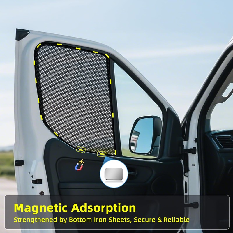ZATOOTO Sun Protection Car Side Window Compatible with Ford Transit