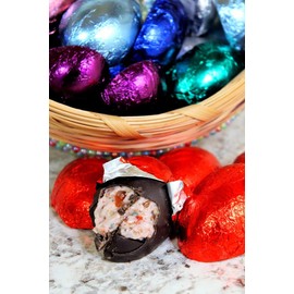 Lang’s Chocolates – Milk Chocolate Easter Eggs – Fruit & Nut Cream Filled – 6 Pieces – Rich & Creamy – Perfect for Easter Baskets – Milk Chocolate – Handcrafted – Gluten Free – Easter Candy – Kosher