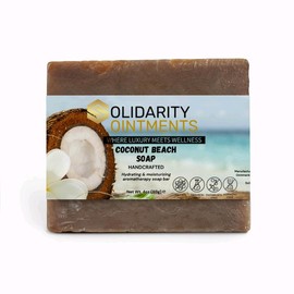 Gentle Coconut Beach Soap for Sensitive Skin - Organic Shea Butter and Nourishing Oils hydrating