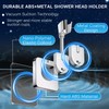 HONGYUETECH Shower Head Holder Adhesive, No-Drill Adjustable Handheld Shower Head