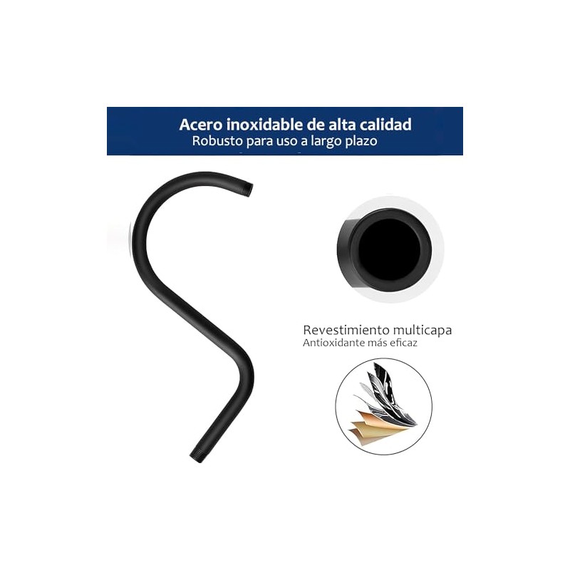 13 Pulgadas de Ducha Cabeza Brazo de Extensión con Chapeton