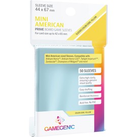 Asmodee Gamegenic Prime Board Game Sleeves (50 Sleeves)