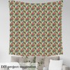 Hibiscus Flower Palm Tree Upholstery Fabric by The Yard -
