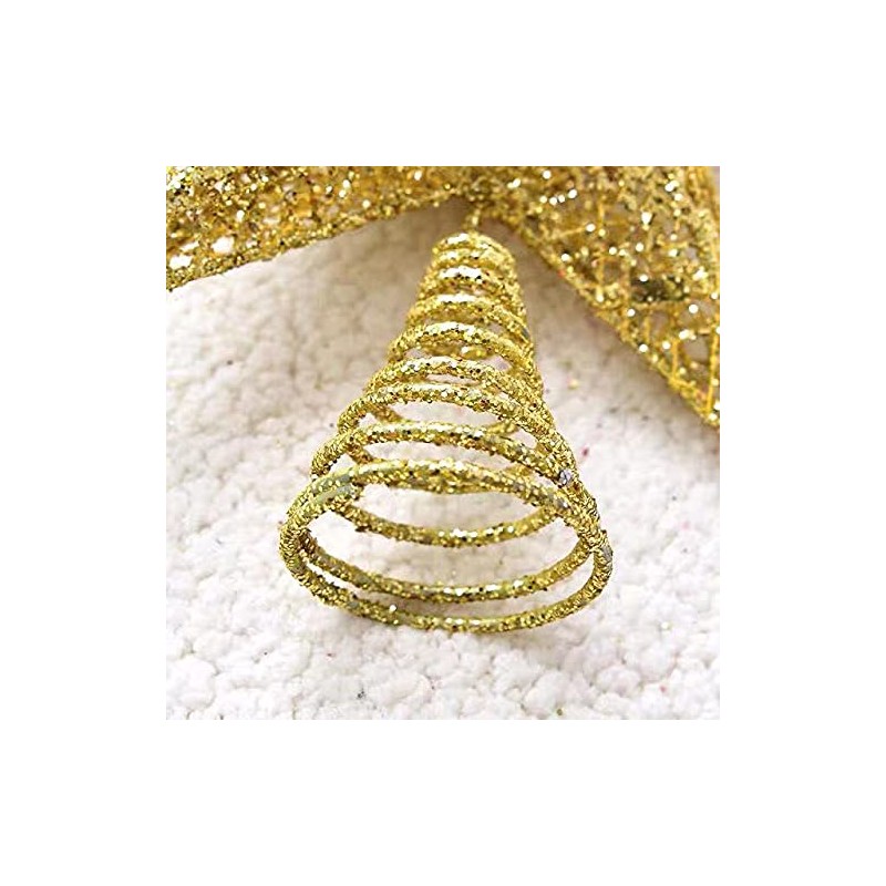 Decoración para árbol de Navidad con purpurina para árbol de
