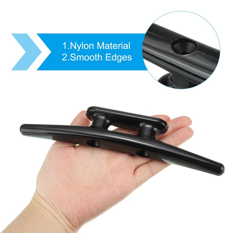 PATIKIL 202mm Nylon Boat Dock Cleat Kayak Small Rope Tie