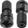 SPEACOUR 2 PCS Impact Adaptor 1/2 Square Drive to 1/4
