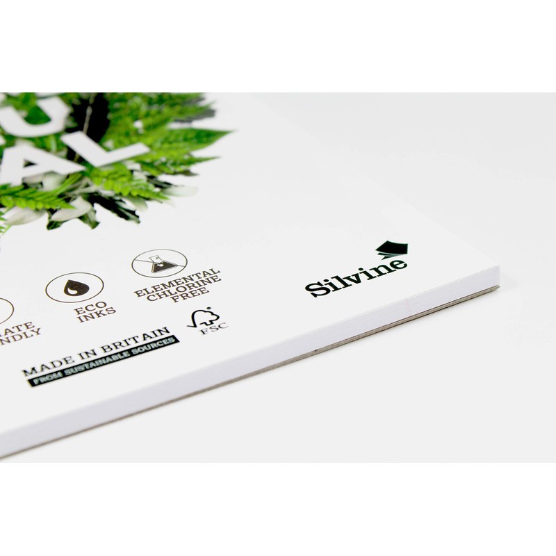 Silvine A4 Carbon Neutral Refill Pad - Lined with Margin,