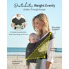 MOMTORY Baby Carrier, Newborn Carrier, Cozy Baby Wrap Carrier, with