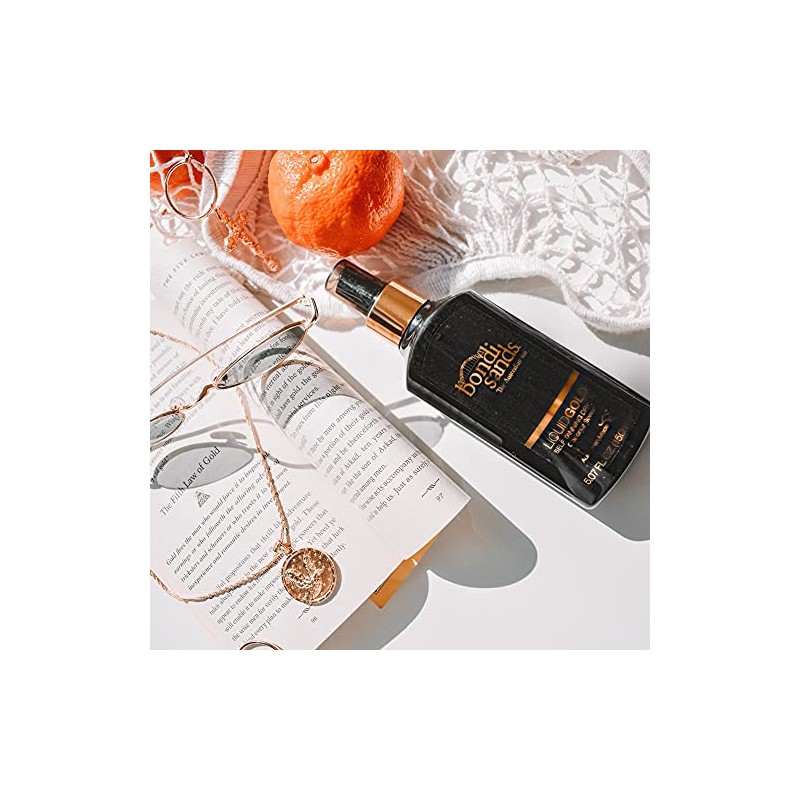 Bondi Sands- Liquid Gold Self Tanning Dry Oil Provides a
