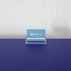 ogoPLUS Business Card Stand Landscape Format Transparent / Business Card