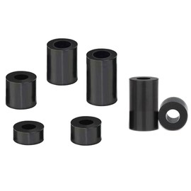 400 PCS Black Standoff Spacers Nylon Insulation Washers for M3 M4 Screws