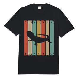 Bearded Dragon Vintage Sunset Retro Style Lizard Reptile Comfort Colors Adult Heavyweight T-Shirt
