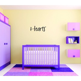 Heart Vinyl Wall Decal for Home - Always & Forever Cherish Laughs Love Cute Wall Décor Bedroom Living Room Entry - Removable High Tact - Size: 8 in x 20 in