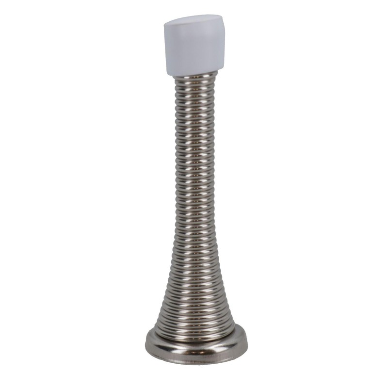 Spring Door Stops Stopper Buffer Skirting Protection Wall Mounted with