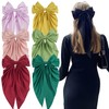 Ling & Bai Women Large Hair Bow Teens 7 Inch