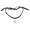 Yumilok Women Ladies Girls Choker Necklace with Beads Pendant Black