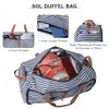 Lekesky Travel Duffle Bag Women Weekender Bags with Shoe Compartment