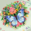 Bomichi Butterfly 3D Pop-Up Greeting Card – Elegant Floral Pop-Up