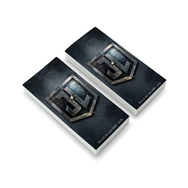 Justice League Movie Logo Eraser Set of 2