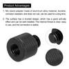 QUARKZMAN 4 Piece Microphone Stand Adapter M8 Female to 3/8