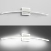 PRESDE 32inch LED Bathroom Light Fixtures Over Mirror Modern Brushed