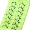 7 Pairs Cartoon Eyelashes and Clear Bands, Japanese Anime Cosplay